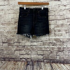 American Eagle Super Stretch Hi Rise Shortie Denim Shorts